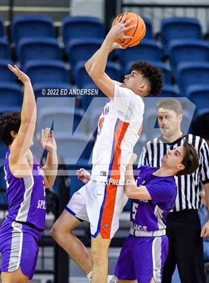 Thumbnail 2 in Bishop Gorman vs. Spanish Springs (NIAA State 5A Semifinal) photogallery.