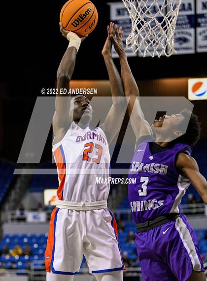 Thumbnail 2 in Bishop Gorman vs. Spanish Springs (NIAA State 5A Semifinal) photogallery.