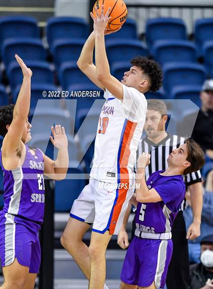 Thumbnail 3 in Bishop Gorman vs. Spanish Springs (NIAA State 5A Semifinal) photogallery.
