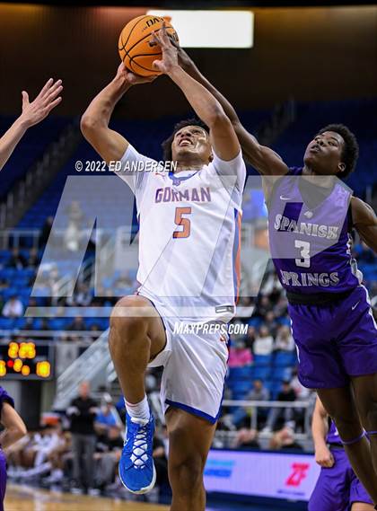 Thumbnail 1 in Bishop Gorman vs. Spanish Springs (NIAA State 5A Semifinal) photogallery.
