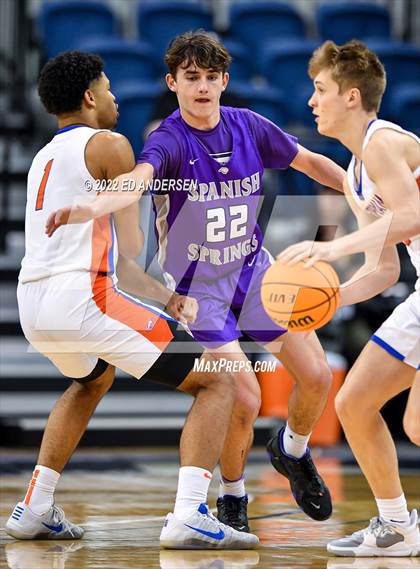 Thumbnail 1 in Bishop Gorman vs. Spanish Springs (NIAA State 5A Semifinal) photogallery.