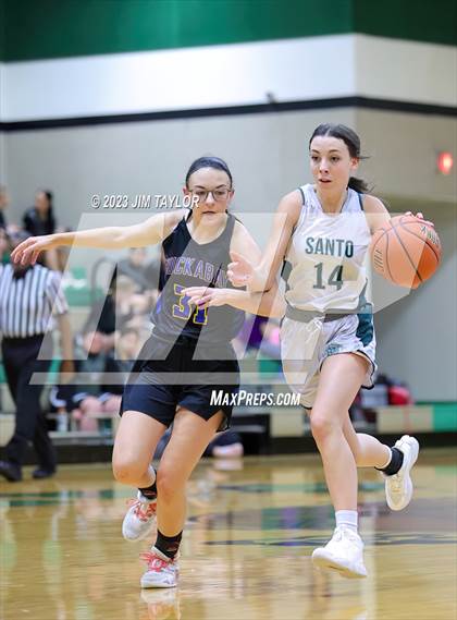 Thumbnail 1 in Huckabay vs Santo (Relentless Runnin' Cats Classic) photogallery.