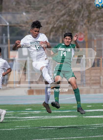 Thumbnail 1 in Hamilton vs. Rivera (CIF Los Angles City Section D3 Final) photogallery.