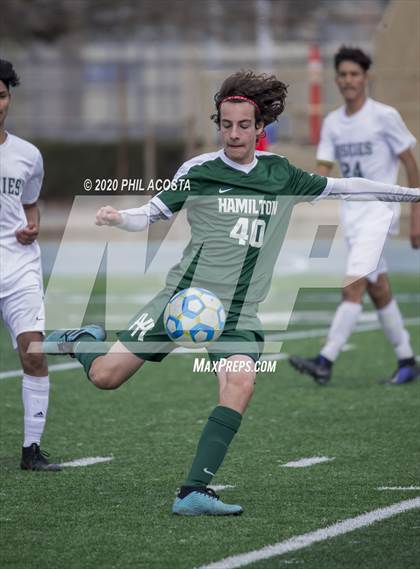 Thumbnail 1 in Hamilton vs. Rivera (CIF Los Angles City Section D3 Final) photogallery.