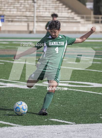 Thumbnail 3 in Hamilton vs. Rivera (CIF Los Angles City Section D3 Final) photogallery.