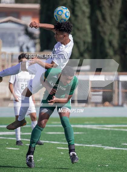 Thumbnail 1 in Hamilton vs. Rivera (CIF Los Angles City Section D3 Final) photogallery.