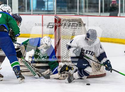 Thumbnail 3 in Manchester Central-West @ Exeter (NHIAA Division 1 Preliminary Round) photogallery.