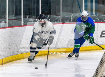 Thumbnail 3 in Manchester Central-West @ Exeter (NHIAA Division 1 Preliminary Round) photogallery.