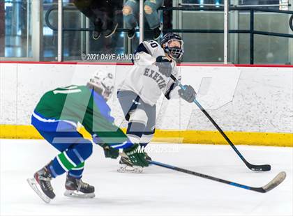 Thumbnail 2 in Manchester Central-West @ Exeter (NHIAA Division 1 Preliminary Round) photogallery.