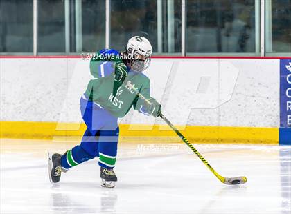 Thumbnail 2 in Manchester Central-West @ Exeter (NHIAA Division 1 Preliminary Round) photogallery.
