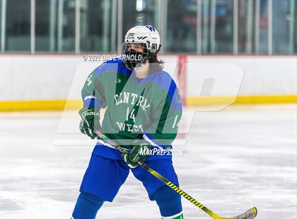Thumbnail 2 in Manchester Central-West @ Exeter (NHIAA Division 1 Preliminary Round) photogallery.
