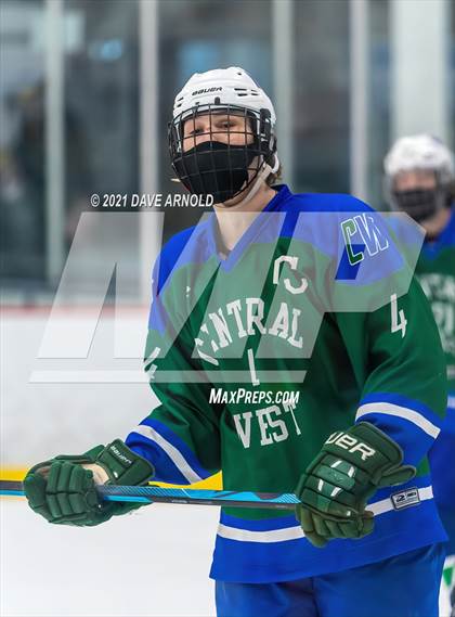 Thumbnail 3 in Manchester Central-West @ Exeter (NHIAA Division 1 Preliminary Round) photogallery.