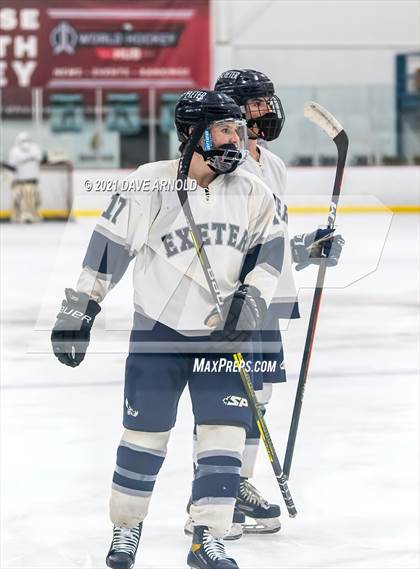 Thumbnail 1 in Manchester Central-West @ Exeter (NHIAA Division 1 Preliminary Round) photogallery.