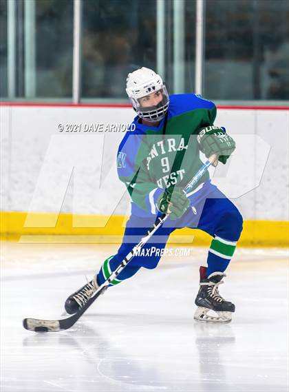 Thumbnail 1 in Manchester Central-West @ Exeter (NHIAA Division 1 Preliminary Round) photogallery.