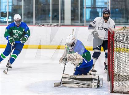 Thumbnail 3 in Manchester Central-West @ Exeter (NHIAA Division 1 Preliminary Round) photogallery.