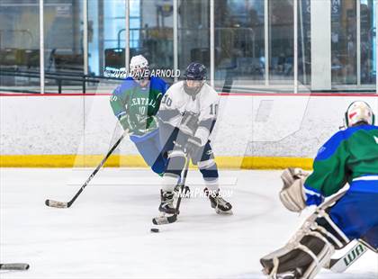 Thumbnail 2 in Manchester Central-West @ Exeter (NHIAA Division 1 Preliminary Round) photogallery.
