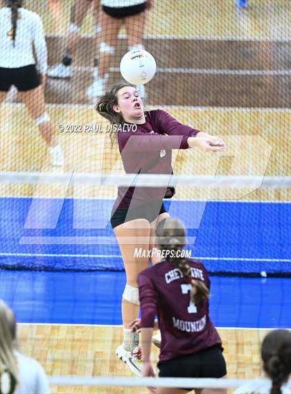 Thumbnail 1 in Cheyenne Mountain vs. Pueblo County  (CHSAA 4A 1st Round) photogallery.