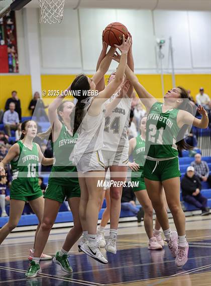 Thumbnail 2 in Irvington @ Pelham Memorial (NYSPHSAA Section 1 Class A Quarter Final) photogallery.