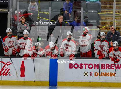 Thumbnail 1 in Catholic Memorial vs St. John's (MIAA Division 1 Final) photogallery.