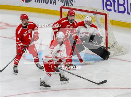 Thumbnail 2 in Catholic Memorial vs St. John's (MIAA Division 1 Final) photogallery.