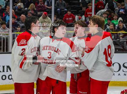 Thumbnail 2 in Catholic Memorial vs St. John's (MIAA Division 1 Final) photogallery.