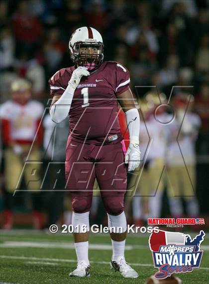 Thumbnail 2 in Bergen Catholic @ Don Bosco Prep (2015 MaxPreps Rivalry Series) photogallery.