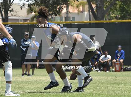 Thumbnail 3 in Charter Oak vs. St. John Bosco (Battle at the Beach 7-on-7) photogallery.