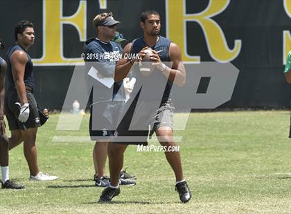 Thumbnail 3 in Charter Oak vs. St. John Bosco (Battle at the Beach 7-on-7) photogallery.