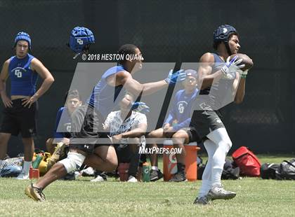 Thumbnail 2 in Charter Oak vs. St. John Bosco (Battle at the Beach 7-on-7) photogallery.