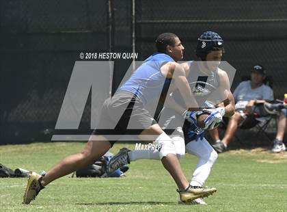 Thumbnail 2 in Charter Oak vs. St. John Bosco (Battle at the Beach 7-on-7) photogallery.