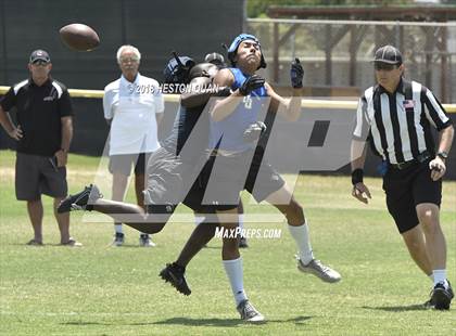 Thumbnail 3 in Charter Oak vs. St. John Bosco (Battle at the Beach 7-on-7) photogallery.