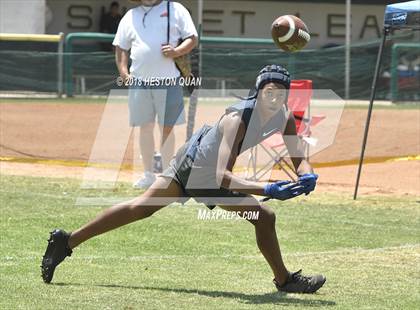 Thumbnail 2 in Charter Oak vs. St. John Bosco (Battle at the Beach 7-on-7) photogallery.