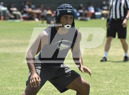 Thumbnail 3 in Charter Oak vs. St. John Bosco (Battle at the Beach 7-on-7) photogallery.
