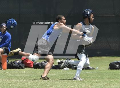 Thumbnail 1 in Charter Oak vs. St. John Bosco (Battle at the Beach 7-on-7) photogallery.