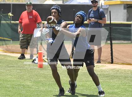 Thumbnail 1 in Charter Oak vs. St. John Bosco (Battle at the Beach 7-on-7) photogallery.