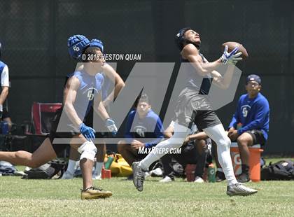 Thumbnail 1 in Charter Oak vs. St. John Bosco (Battle at the Beach 7-on-7) photogallery.