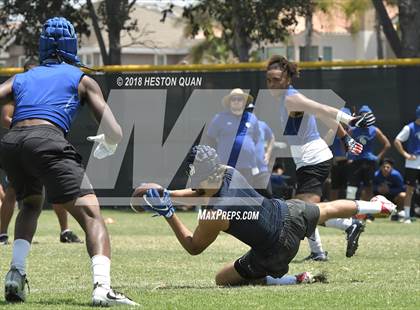 Thumbnail 1 in Charter Oak vs. St. John Bosco (Battle at the Beach 7-on-7) photogallery.