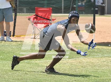 Thumbnail 3 in Charter Oak vs. St. John Bosco (Battle at the Beach 7-on-7) photogallery.