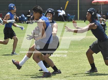 Thumbnail 3 in Charter Oak vs. St. John Bosco (Battle at the Beach 7-on-7) photogallery.