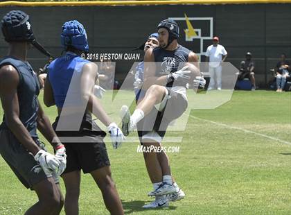 Thumbnail 3 in Charter Oak vs. St. John Bosco (Battle at the Beach 7-on-7) photogallery.