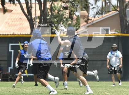 Thumbnail 1 in Charter Oak vs. St. John Bosco (Battle at the Beach 7-on-7) photogallery.