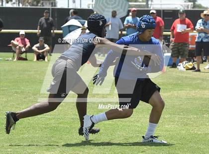 Thumbnail 1 in Charter Oak vs. St. John Bosco (Battle at the Beach 7-on-7) photogallery.
