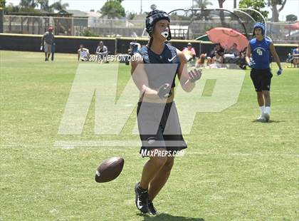Thumbnail 3 in Charter Oak vs. St. John Bosco (Battle at the Beach 7-on-7) photogallery.