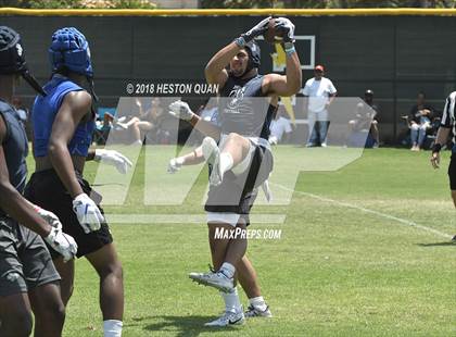 Thumbnail 2 in Charter Oak vs. St. John Bosco (Battle at the Beach 7-on-7) photogallery.