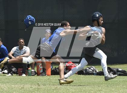 Thumbnail 3 in Charter Oak vs. St. John Bosco (Battle at the Beach 7-on-7) photogallery.