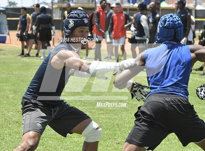 Thumbnail 2 in Charter Oak vs. St. John Bosco (Battle at the Beach 7-on-7) photogallery.