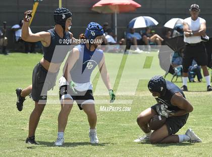 Thumbnail 2 in Charter Oak vs. St. John Bosco (Battle at the Beach 7-on-7) photogallery.