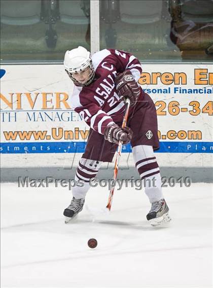 Thumbnail 3 in LaSalle Academy vs North Smithfield (RIIL Division I Final Game 2) photogallery.