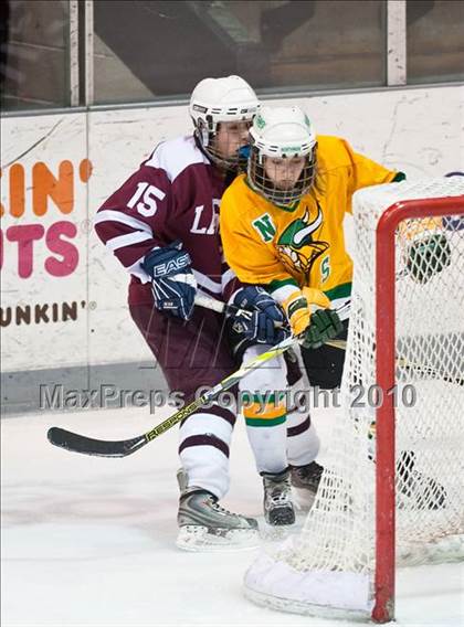 Thumbnail 3 in LaSalle Academy vs North Smithfield (RIIL Division I Final Game 2) photogallery.