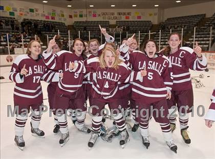 Thumbnail 3 in LaSalle Academy vs North Smithfield (RIIL Division I Final Game 2) photogallery.